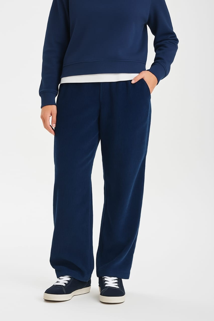 Pantalón Corderoy con Plush Unisex - Imagen 2
