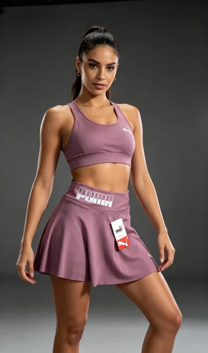 Polleras Pum con Bolsillo Deportivas Laycra