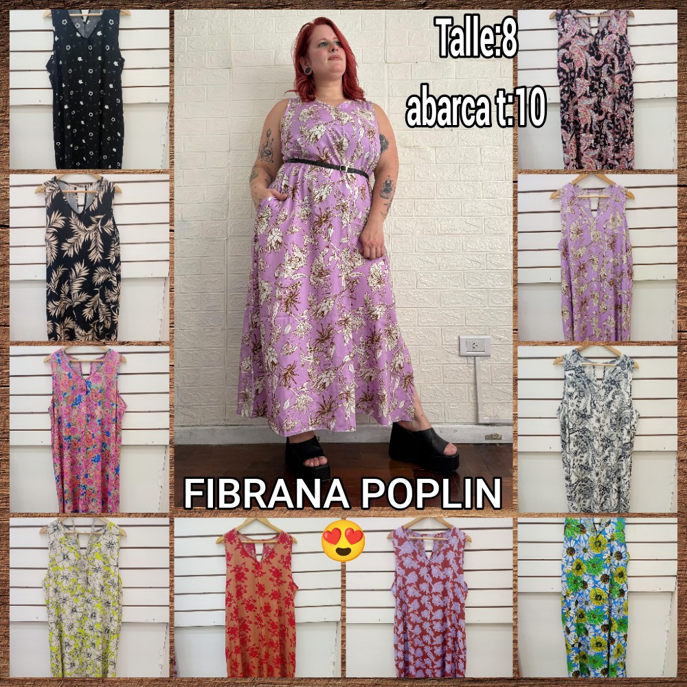 Vestidos Largos de Fibrana Poplin - Imagen 2