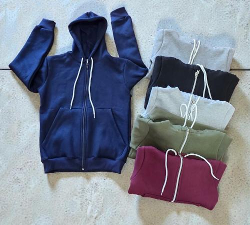 Camperas Lisas en Friza Peinado Premiun Unisex