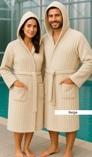 Bata Coral Fleece Absorbente con Capucha - Miniatura 2