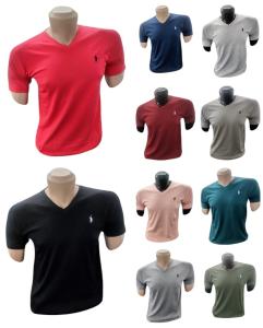 Remeras Polo en V Excelente Calidad