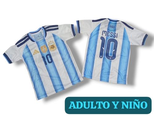 Camiseta Bordada de la Selección Arg S al Xxl