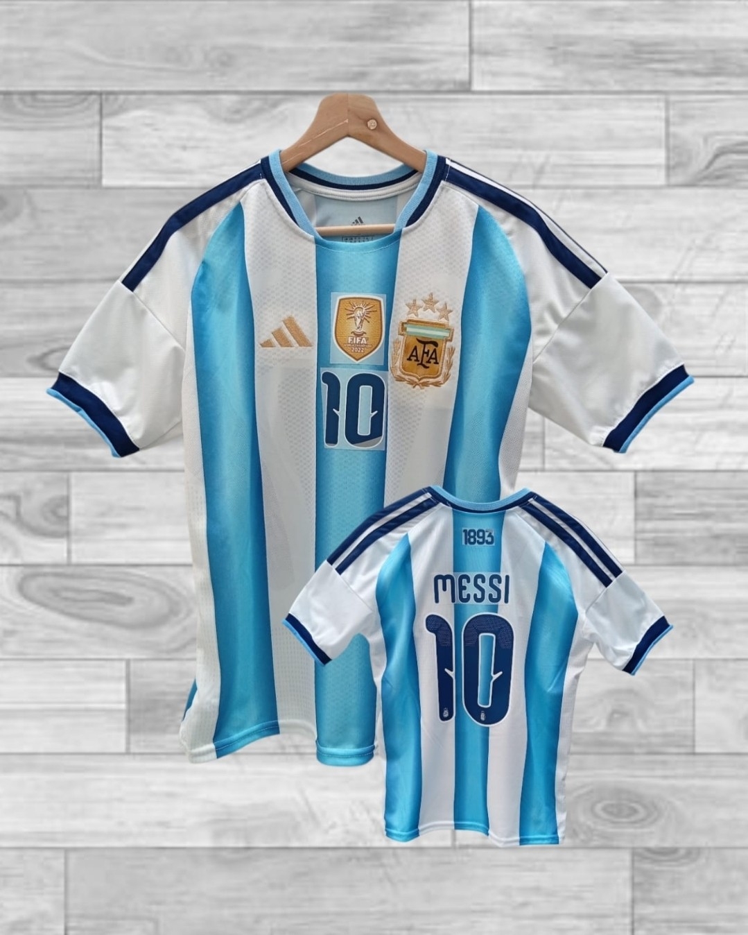 Camiseta Bordada de la Selección Arg S al Xxl - Imagen 2