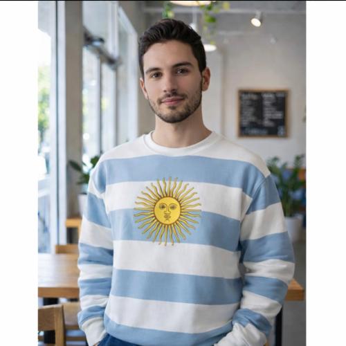 Buzo Sol de Mayo Unisex Bordado