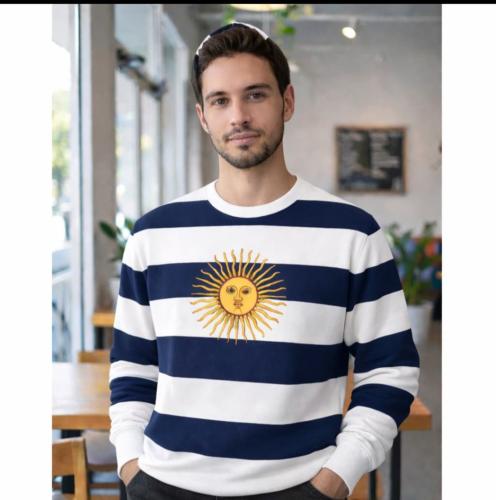 Buzo Sol de Mayo Unisex Bordado - Miniatura 3