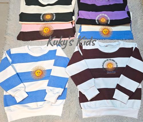 Buzo de Friza Cardado Estampada Nene/a
