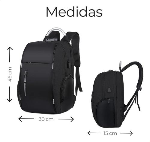 Mochilas Urbanas con Codigo Antirobo Excelente  Calidad - Miniatura 2