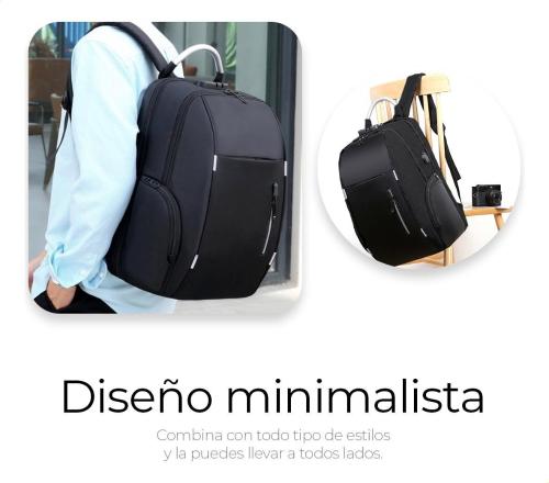 Mochilas Urbanas con Codigo Antirobo Excelente  Calidad - Miniatura 5
