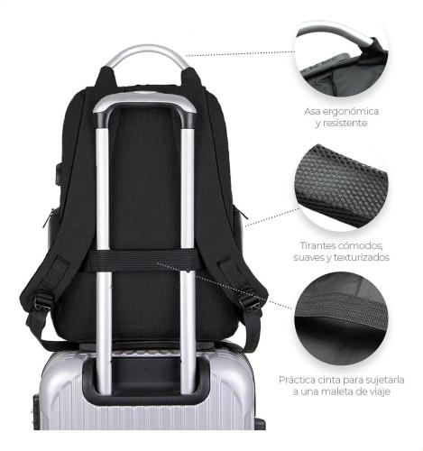 Mochilas Urbanas con Codigo Antirobo Excelente  Calidad - Miniatura 7