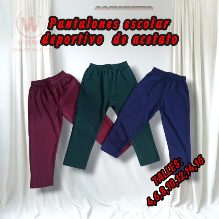 Jogging  Escolar  Deportivo  Acetato