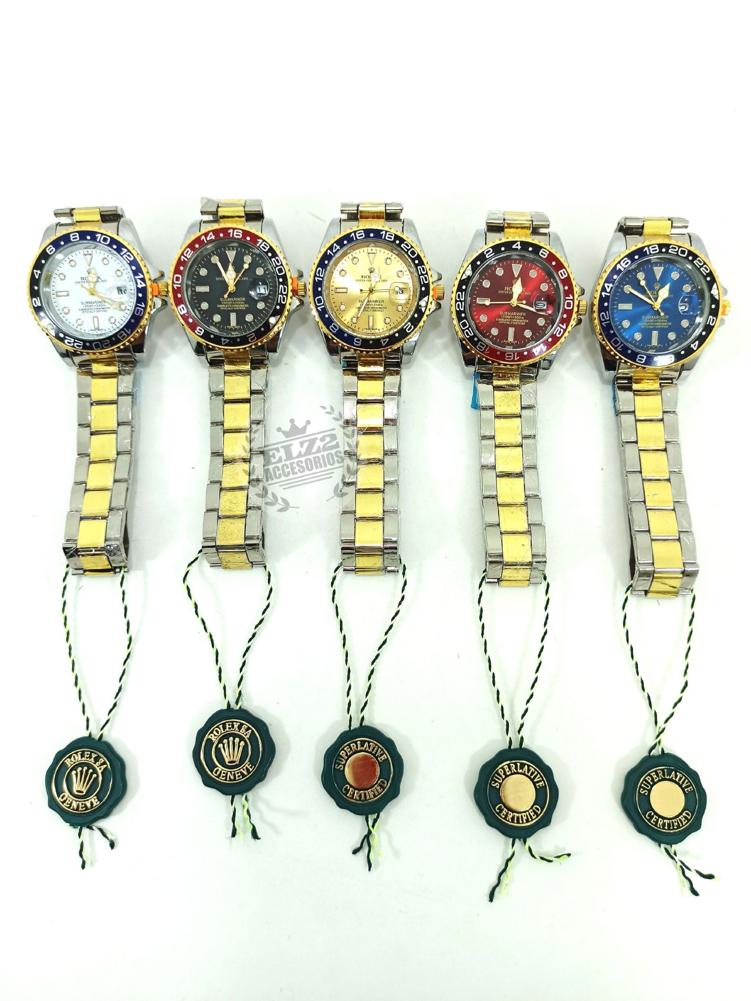 Reloj R-o-l-e-x con Malla Combinada Xorada y Plateada - Imagen 2