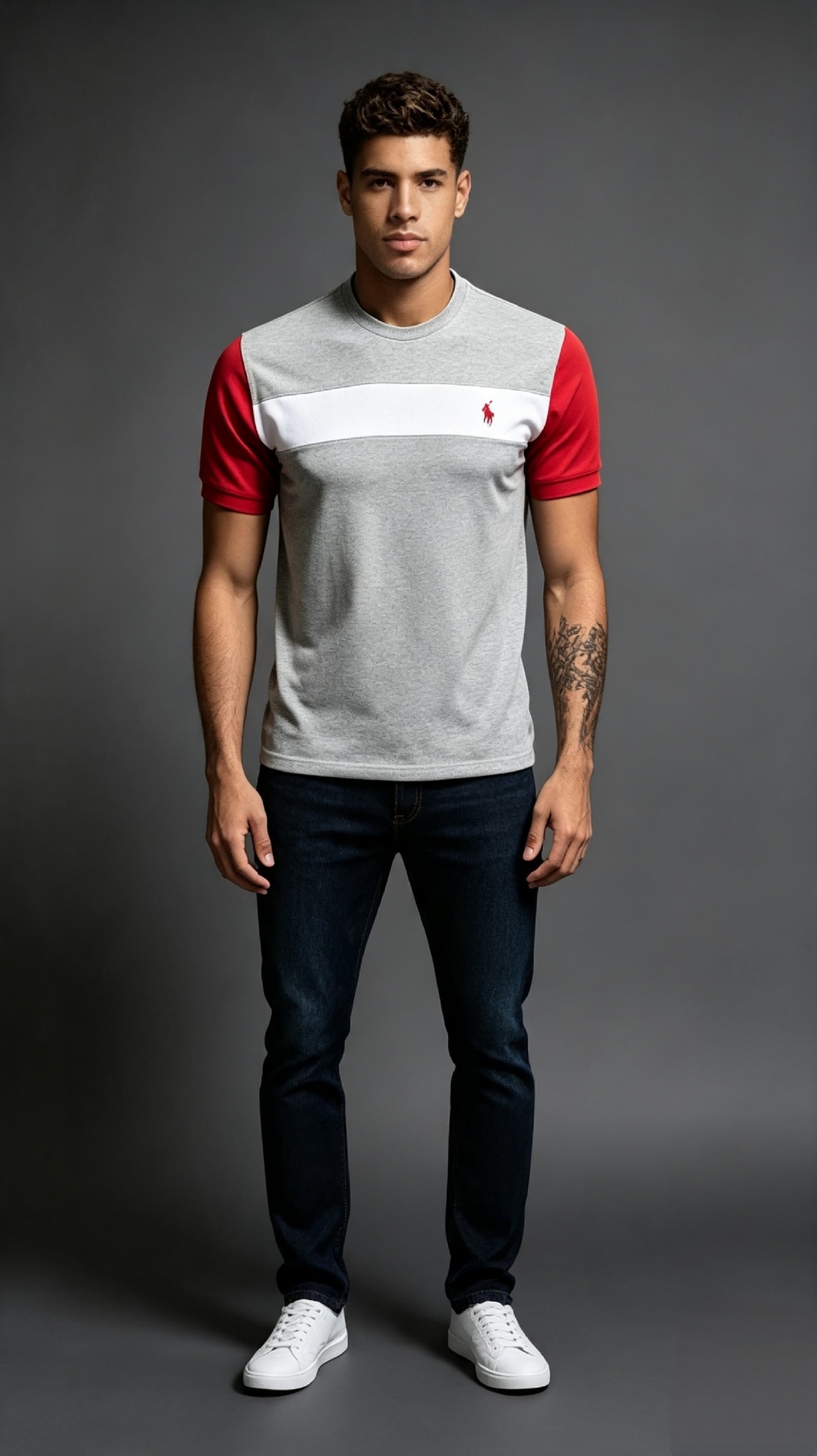 Remera Polo Tricolor Excelente Calidad - Imagen 3