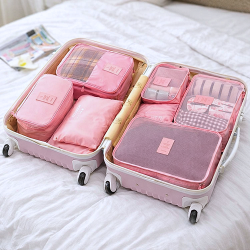  Set Organizador de Viaje 6 Pcs - Cod: Sbk-st01 - Miniatura 2