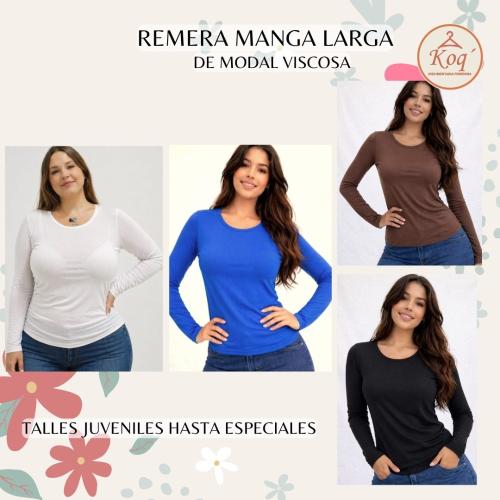 Remera Manga Larga Básica