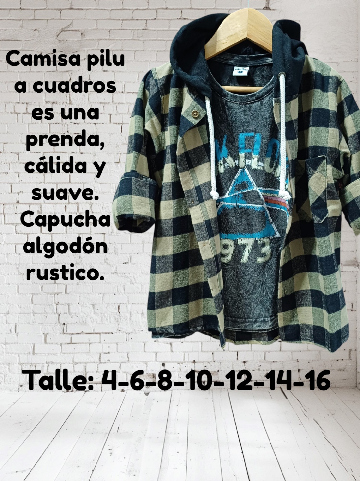 Camisa de Niño ((pilu a Cuadros)) - Imagen 3