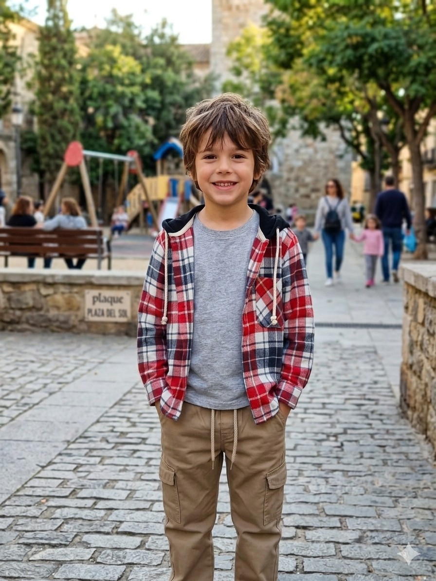 Camisa de Niño((pilu a Cuadros)) - Imagen 4