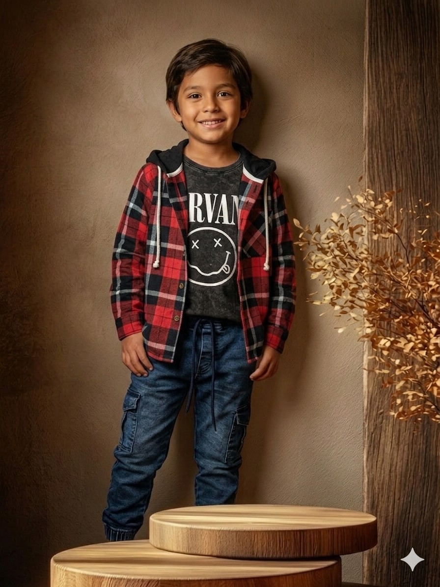 Camisa de Niño ((pilu, a Cuadros)) - Imagen 5