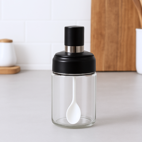  Frasco Especiero con Cuchara - Cod: Sbk-jgjar15/9167