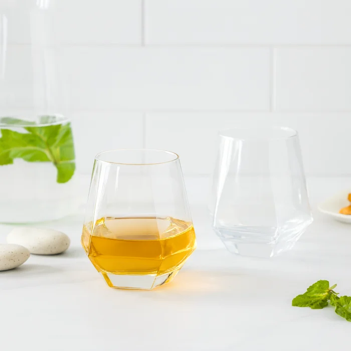 Vaso Hexagonal Transparente X6 Unidades - Cod: Sbk-jgcp17c