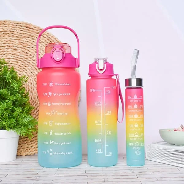 Botellas Motivacional X 3 Unidades - Cod: Sbk- Th90049