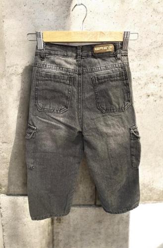 Pantalon Baggy Nio Negro Calze Grande - Miniatura 2