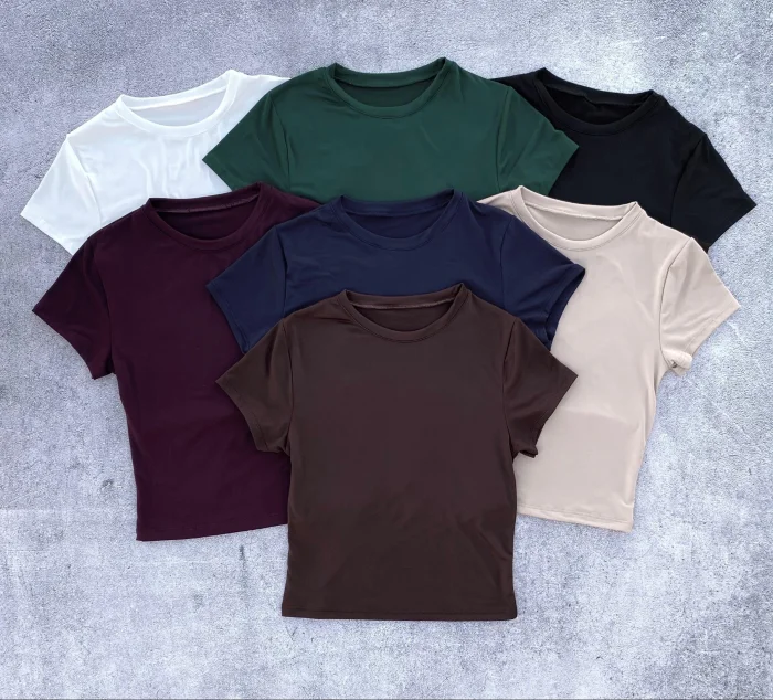 Remera Basica Manga Corta