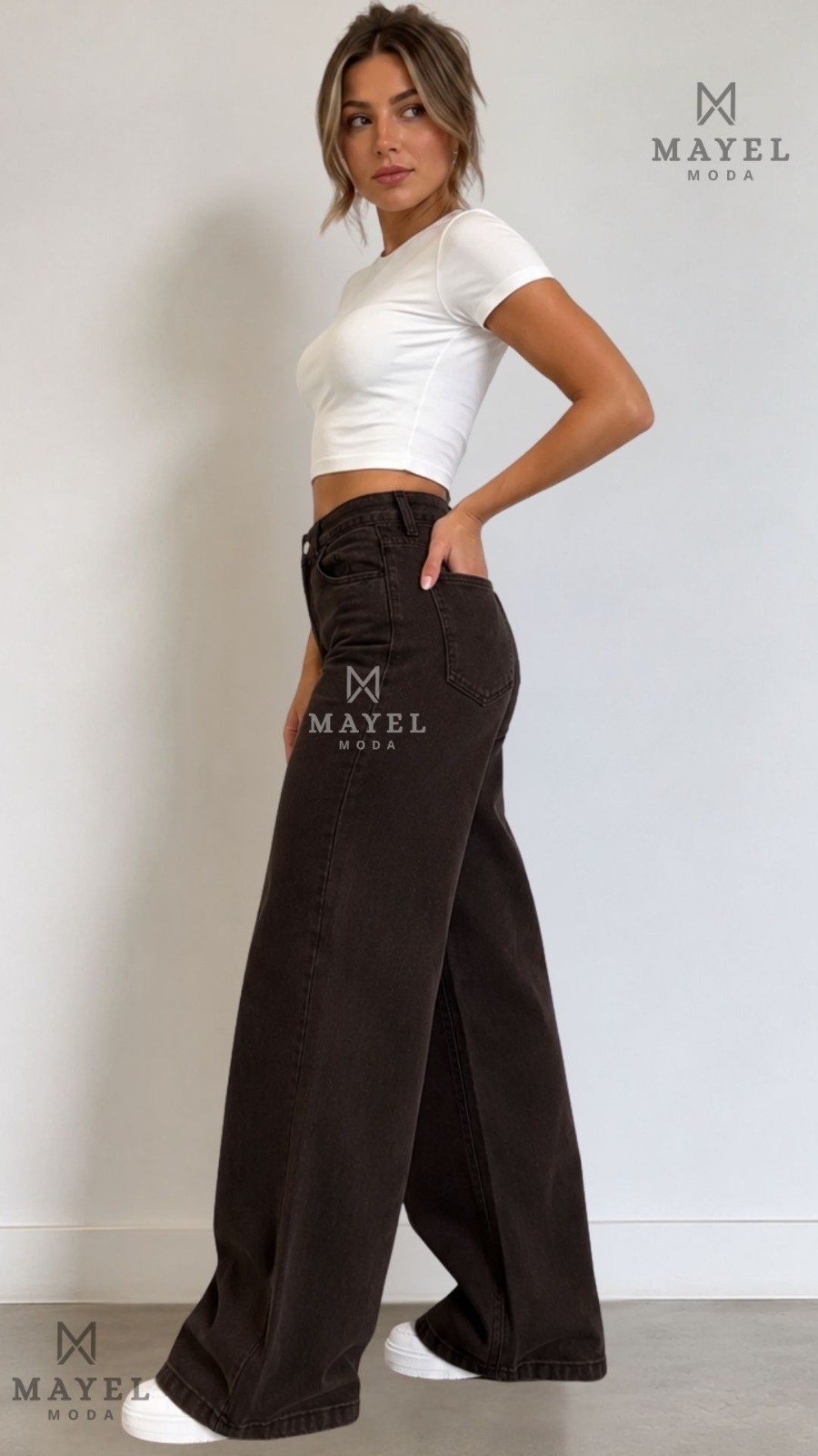 Wide Leg Chocolate - Imagen 2