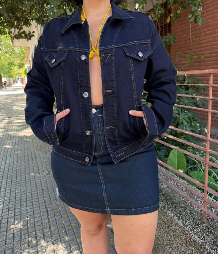 Campera de Jean Elastizada T.especial