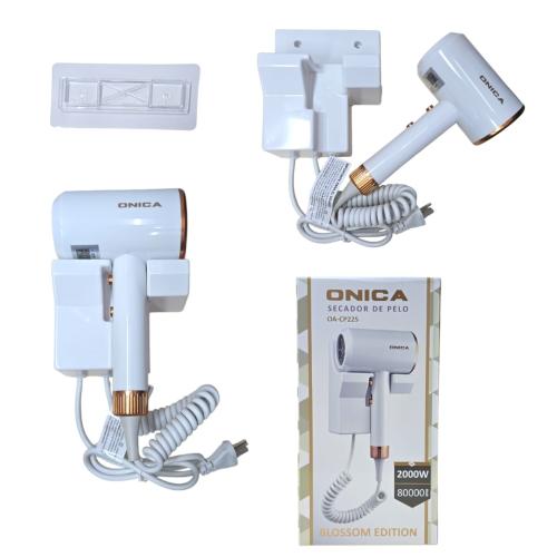 Secador Hotelero Pelo Cabello Onica para Pared (oa-cp225)