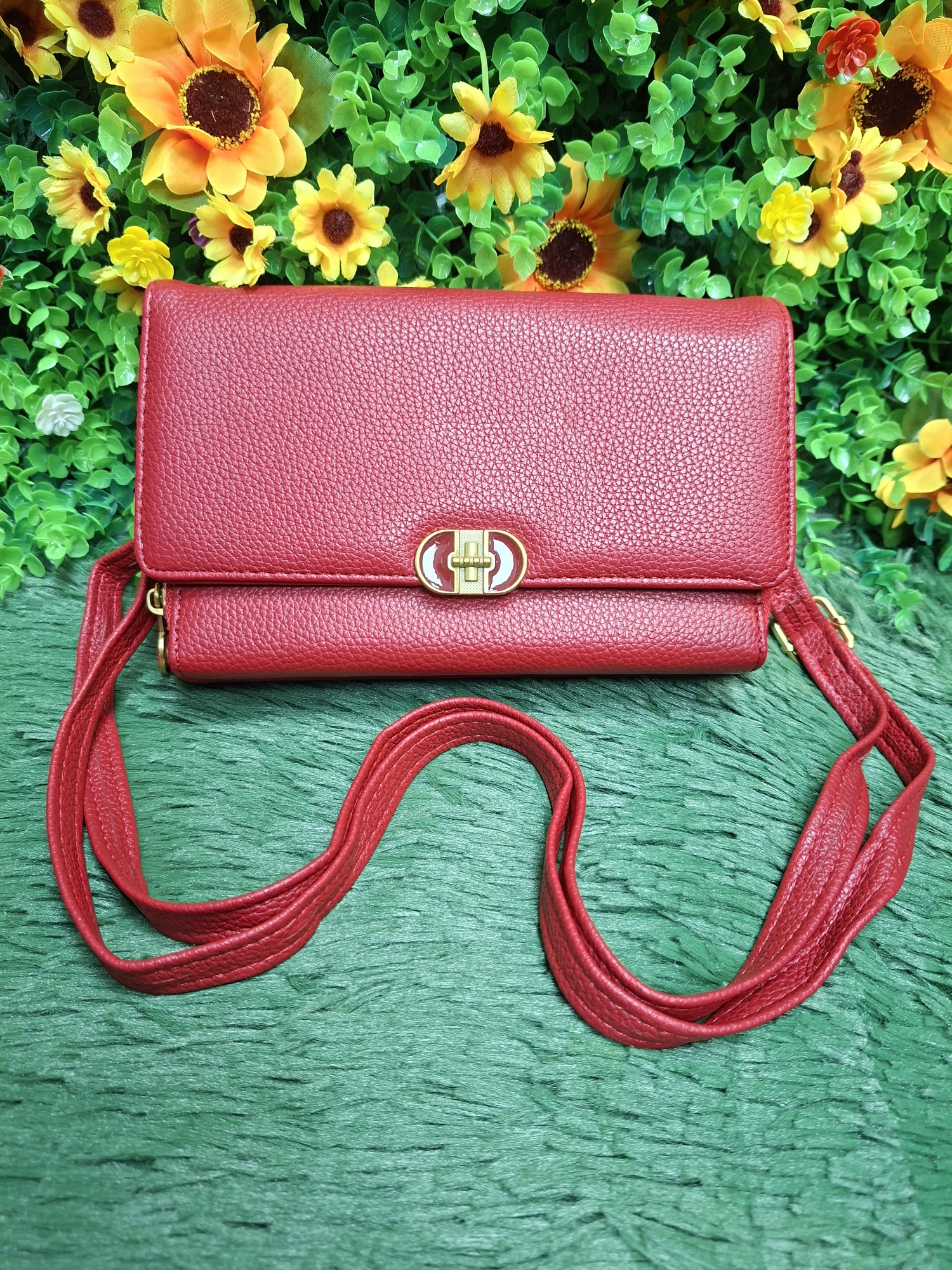 Carterita Morral Cuero Pu con Tira Desmontable Excelente Calidad - Imagen 1