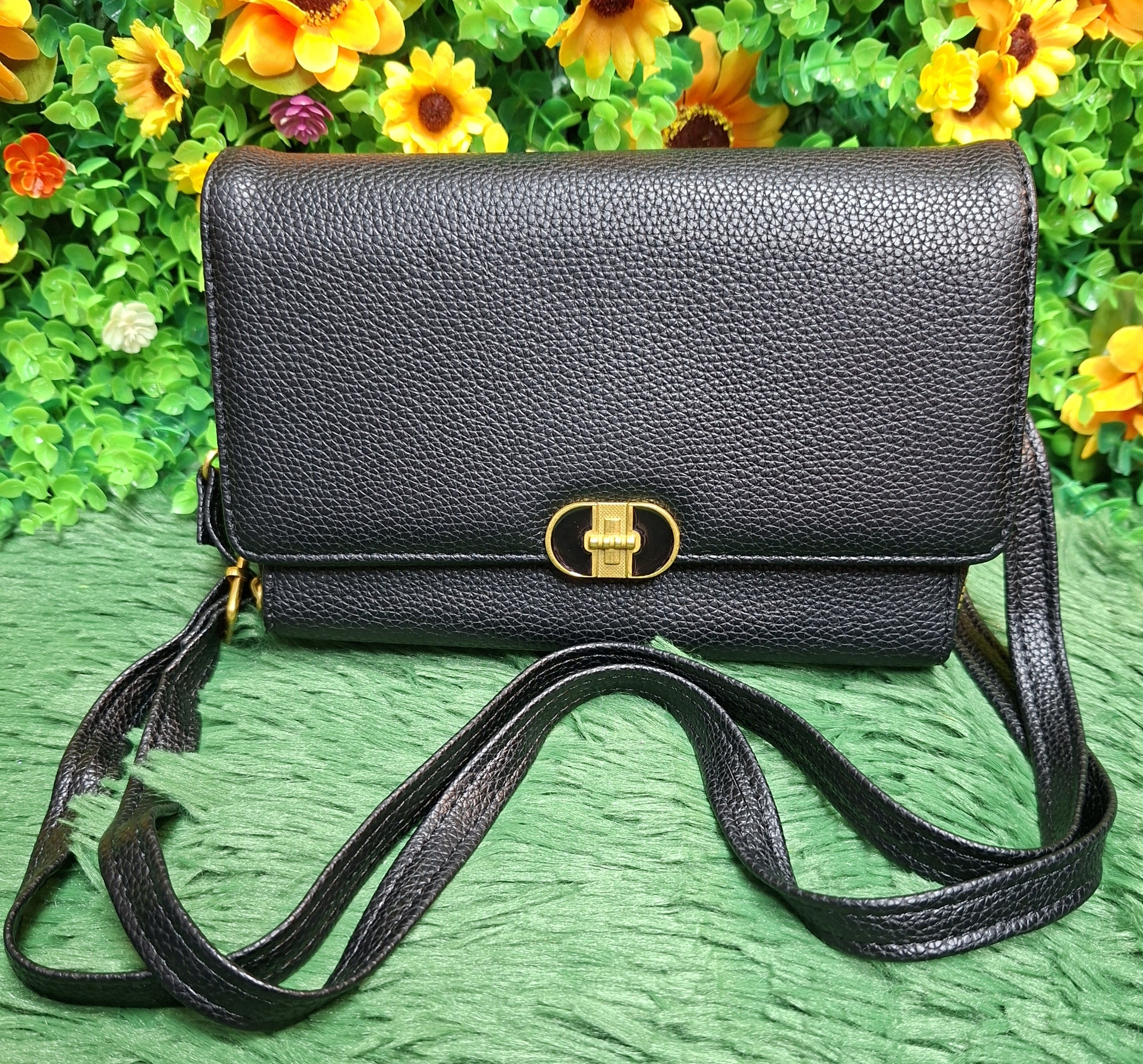 Carterita Morral Cuero Pu con Tira Desmontable Excelente Calidad - Imagen 2