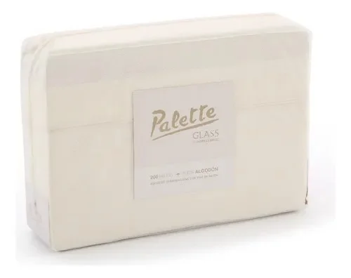 Juego de Sabanas "palette" 200 Hilos 
linea Ivory Glass