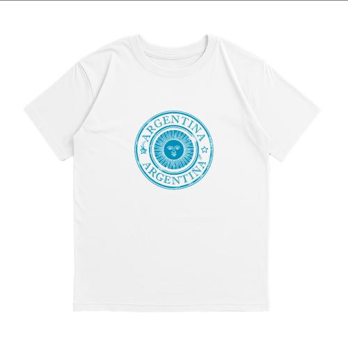 Unisex- Remera Ovsize Sol Mayo Celeste