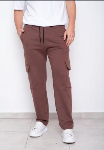 Pantalon de Friza Cargo Recto