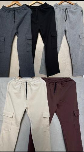 Pantalon de Friza Cargo Recto - Miniatura 2