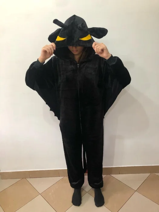 Pijama Enterizo Chimuelo con Alas de Niño.
