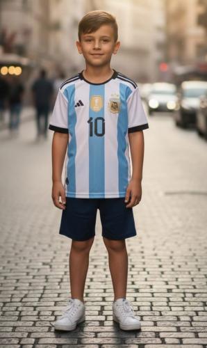 Camiseta Argentina de Nene Bordado