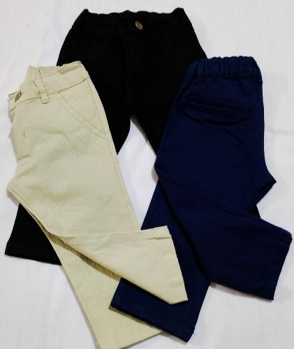 Pantalón Gabardina Elastizado con Bolsillo Chino de Bebé