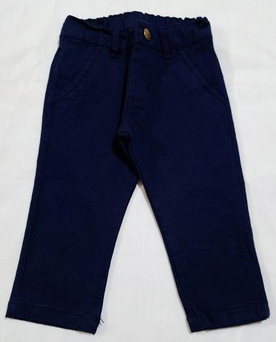 Pantalón Gabardina Elastizado con Bolsillo Chino de Bebé - Miniatura 3