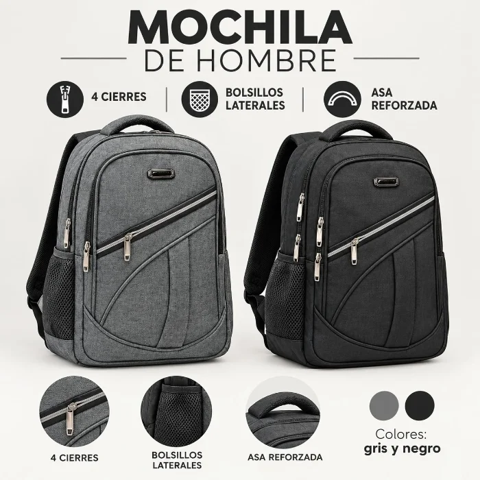 Mochila Grande de Hombre!!!