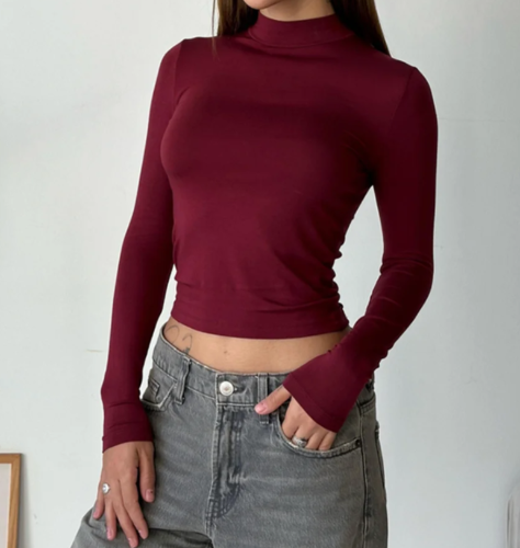 Polera Básica Manga Larga Nueva Temporada - Miniatura 3