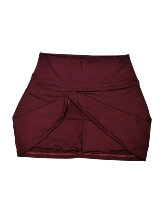 Short Pollera Lycra Bordo Juvenil