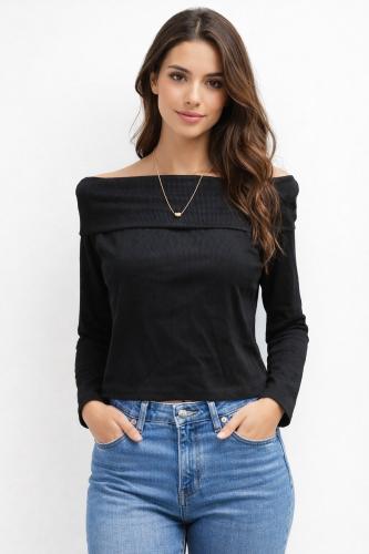 Camiseta Cuello Bote Talle Único M&l