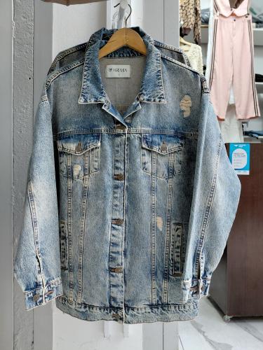 Camisaco Jeans Mujer