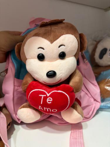 Mochila con Peluche para Jardin!