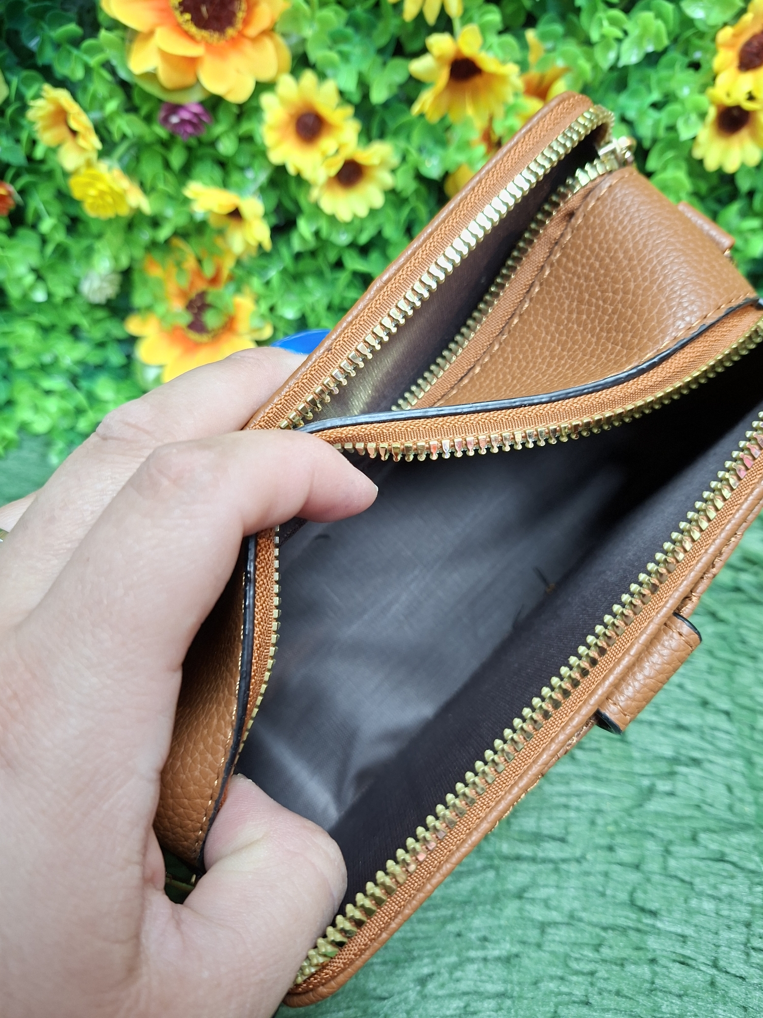 Carterita Morral con Monedero Cuero Pu Excelente Calidad - Imagen 4