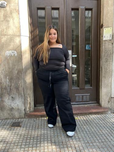Wideleg   con Cintura Elastizada