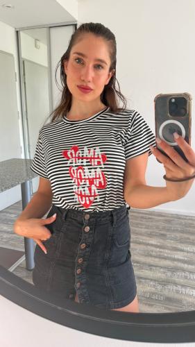Remera Rayada Sol de Mayo