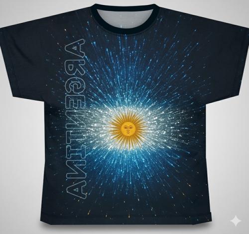 Remera Sublimada de Argentina